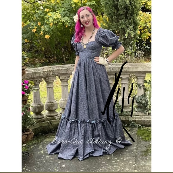 Selkie Monte Marte Ritz in size small - NWT royal navy gown regal - Picture 8 of 11